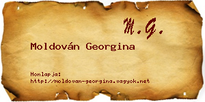 Moldován Georgina névjegykártya