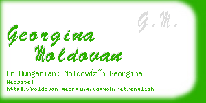 georgina moldovan business card